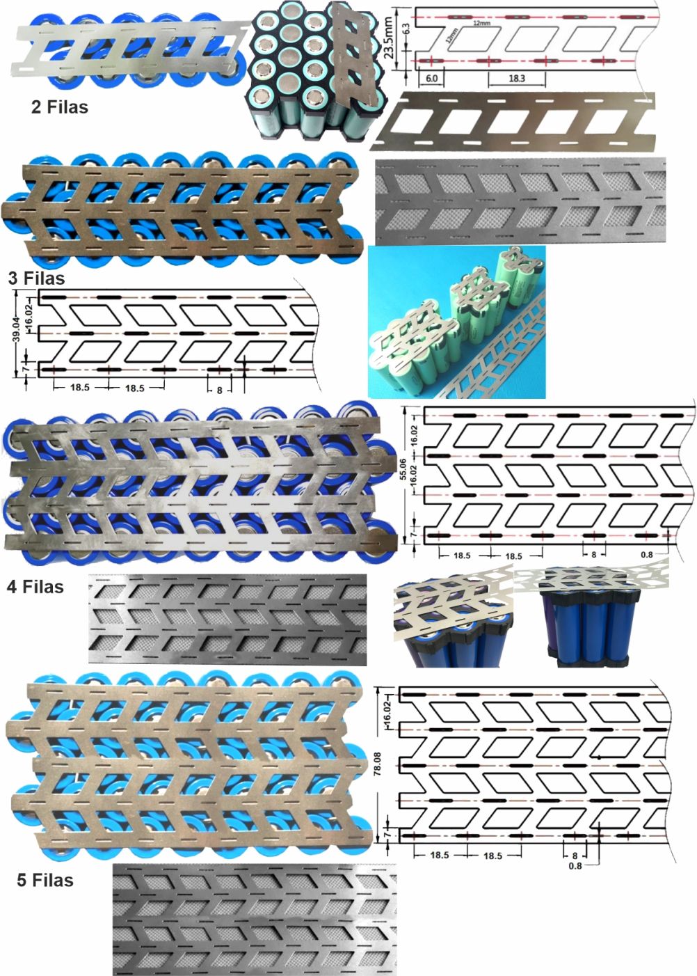 Platina pack baterias